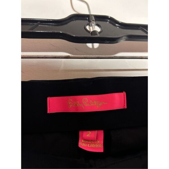 Lilly Pulitzer black dress pants size 2 C17-8 - Picture 3 of 3